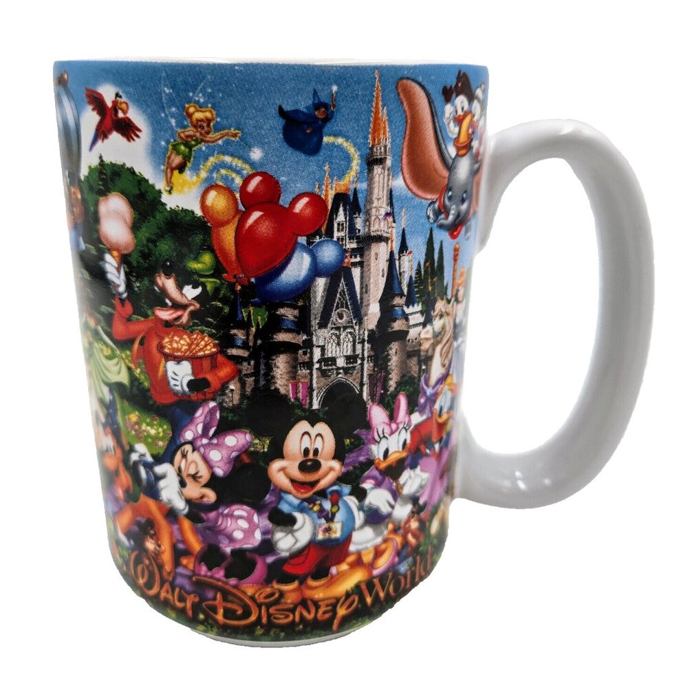 Walt Disney World Grandpa Mug Cup Disney Pixar Characters Coffee Tea Read